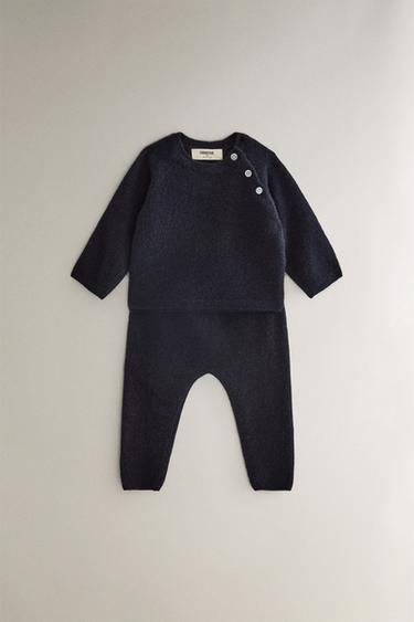 PULL BÉBÉ CACHEMIRE - Bleu marine de Zara - Image 3