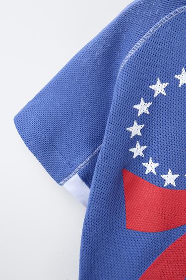 T-SHIRT IMPRIMÉ 76EARS NBA - Bleu de Zara - Image 3