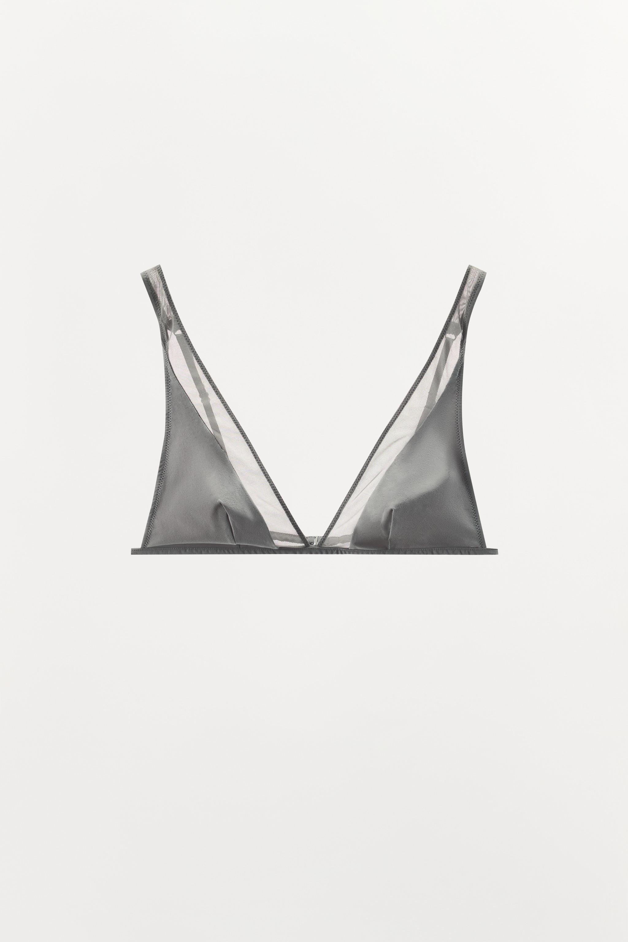 COMBINATION TULLE TRIANGLE BRA