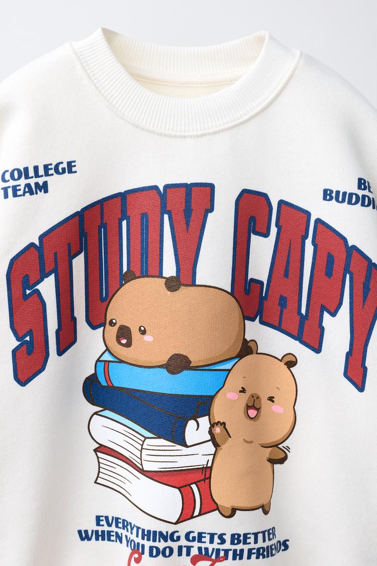 Sudadera universitaria de Capibara Capyfun © 3