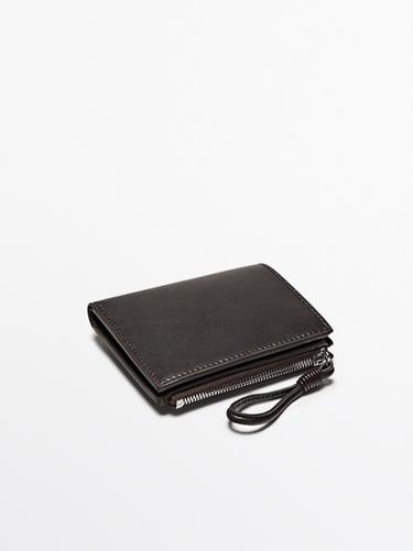 Zara Nappa leather wallet - Brown