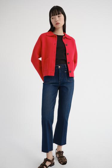 JEANS Z1975 MINI FLARE 하이웨이스트 - Zara 블루