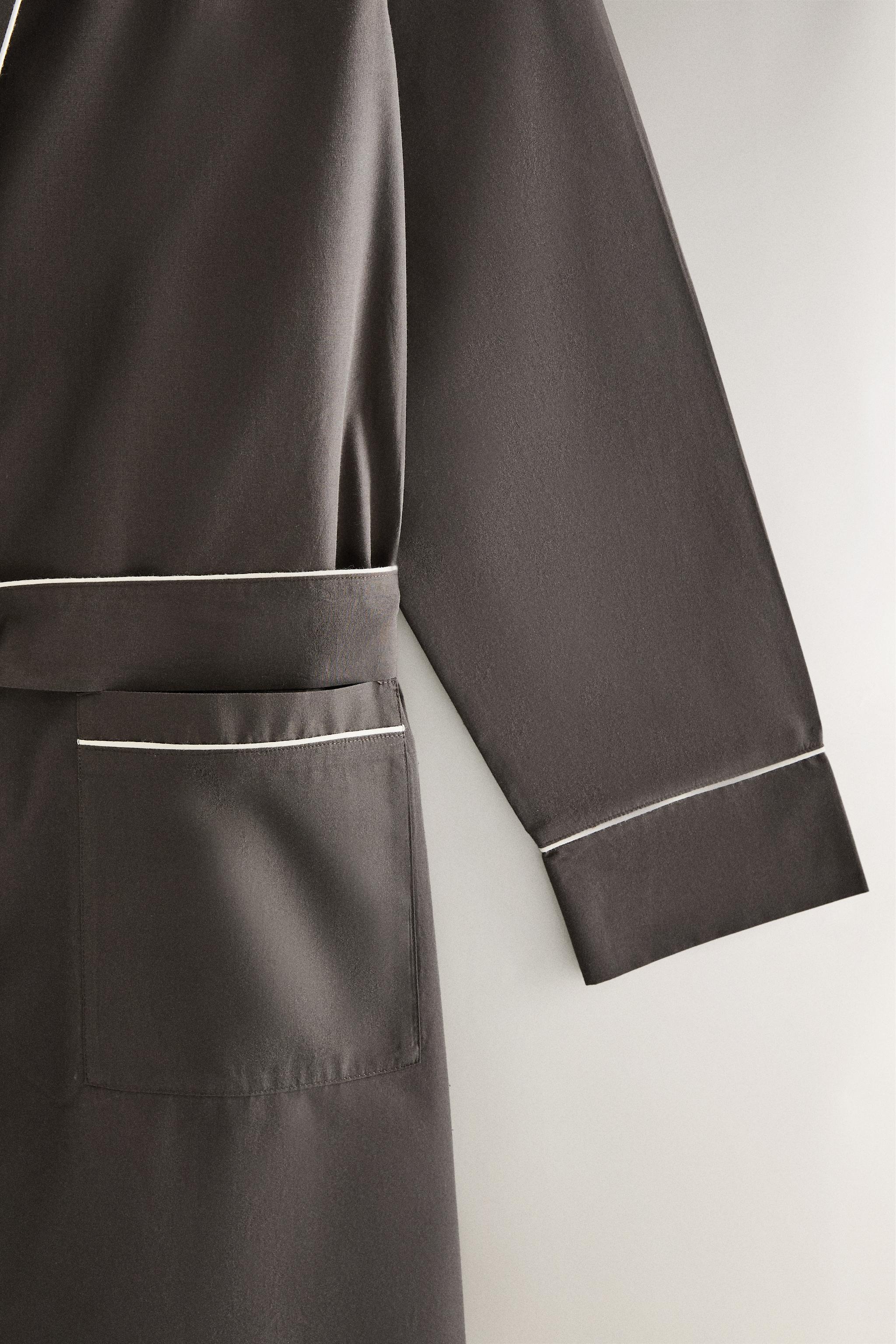 POPLIN DRESSING GOWN