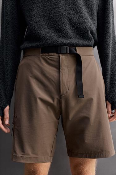 SHORT TECHNIQUE CARGO - Marron de Zara - Image 4
