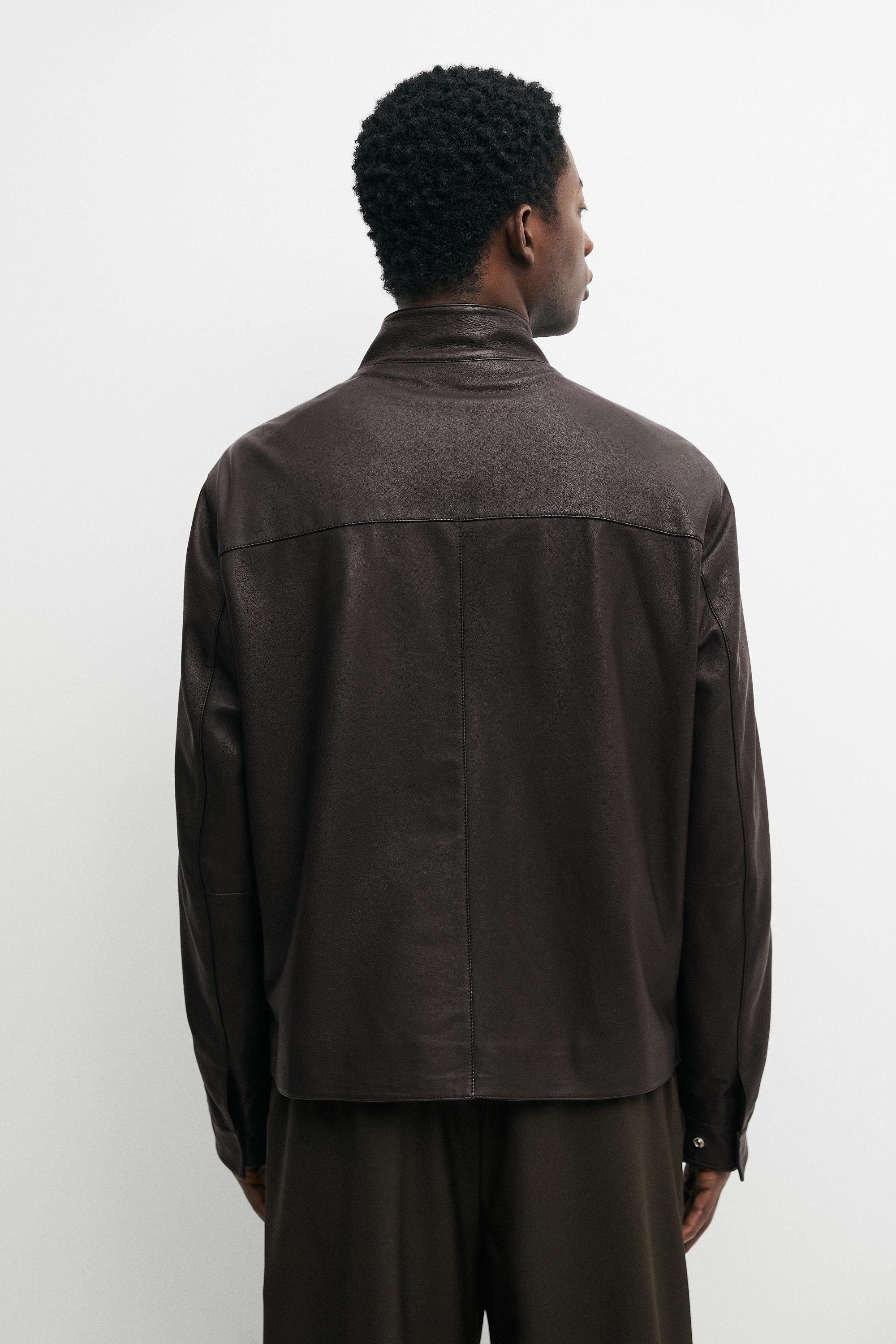 Nappa leather jacket