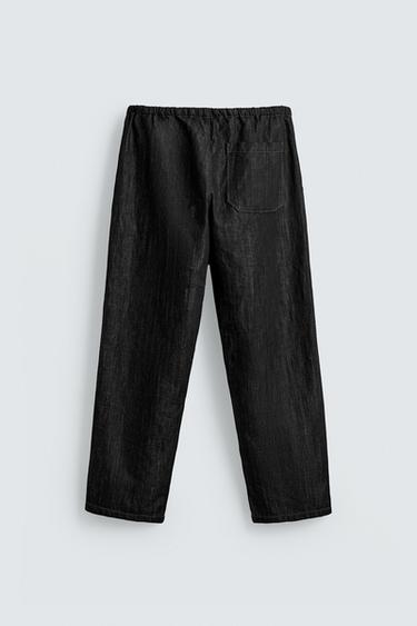 RELAXED FIT JOGGER JEANS - Black by Zara - Image 6