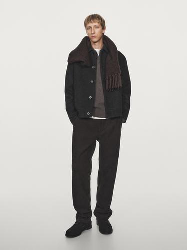 Zara Short wool blend jacket with padded lining - 892