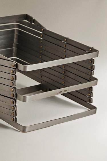 PORTE-REVUES EXTENSIBLE - Argent Mat de Zara - Image 3
