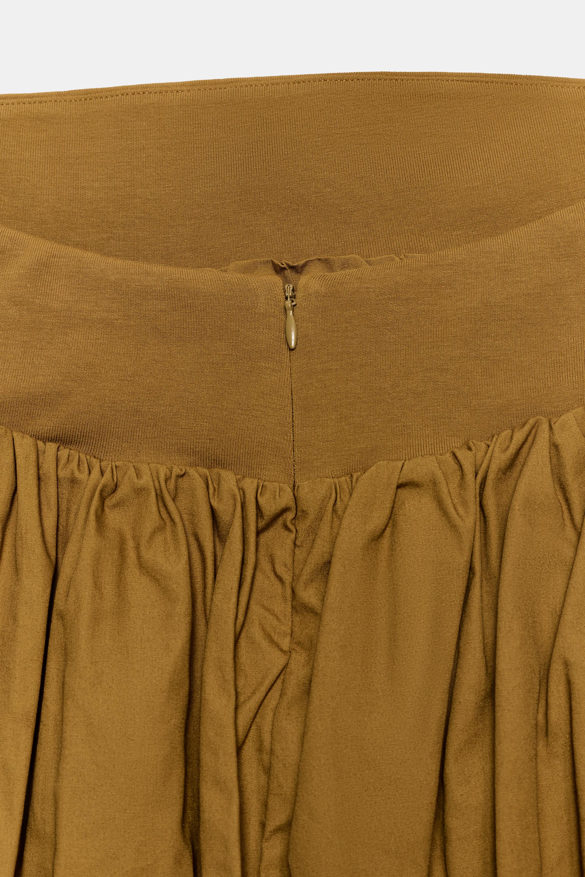 Женские топы Zara COMBINED STRAPLESS TOP — фото 7