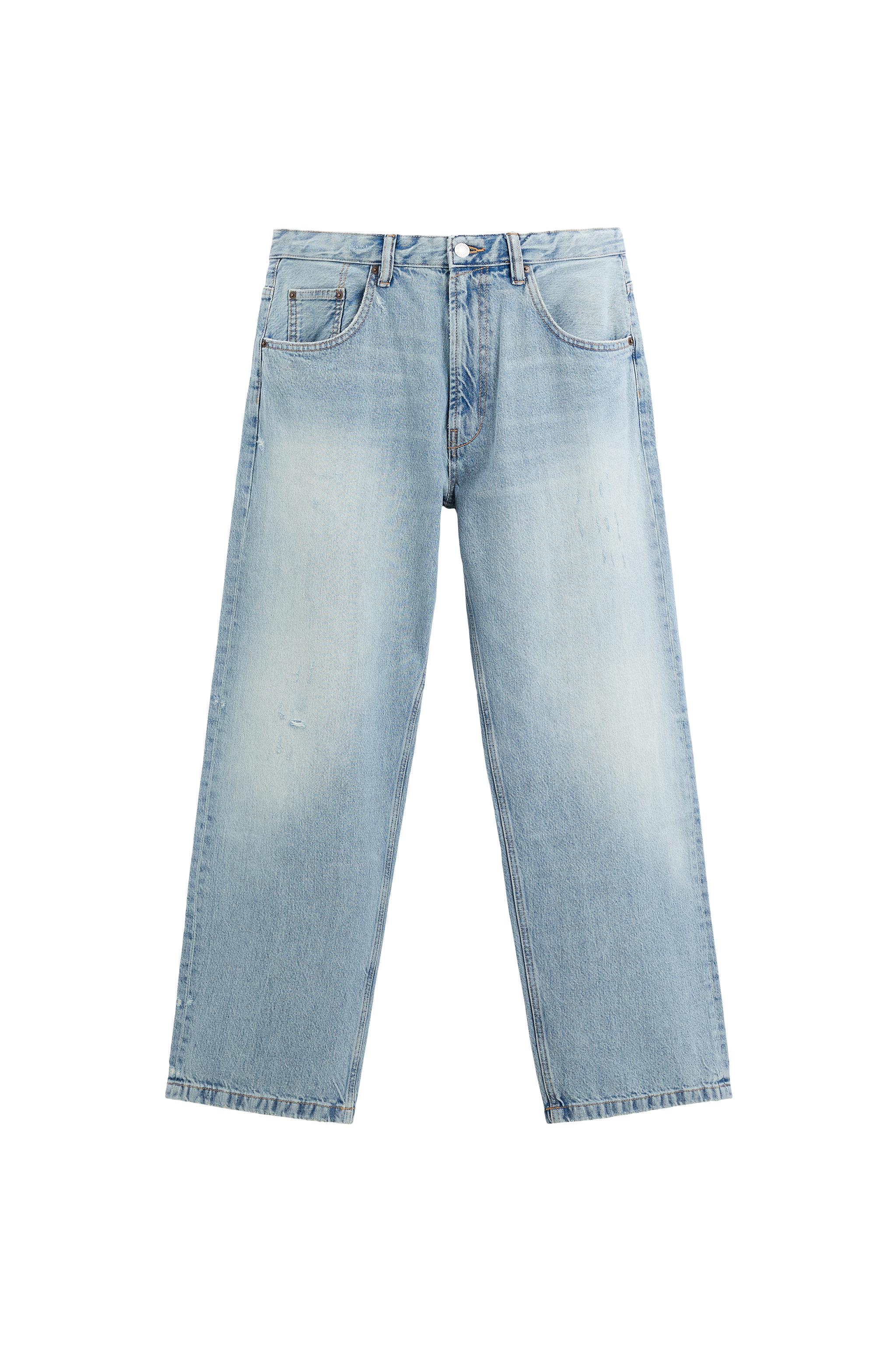 BAGGY FIT デニムパンツ - ライトブルー | ZARA Japan / 日本