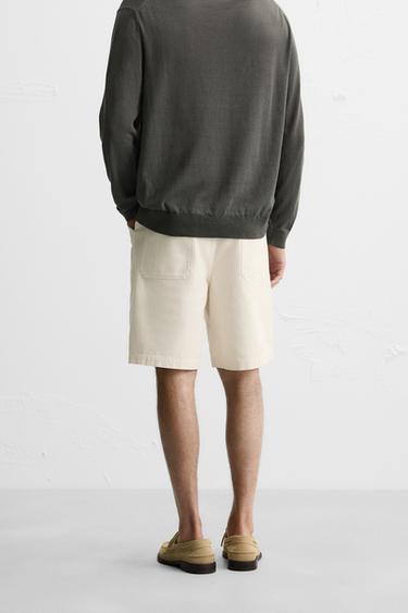 BERMUDA STRUCTURE CANVAS - Écru de Zara - Image 2