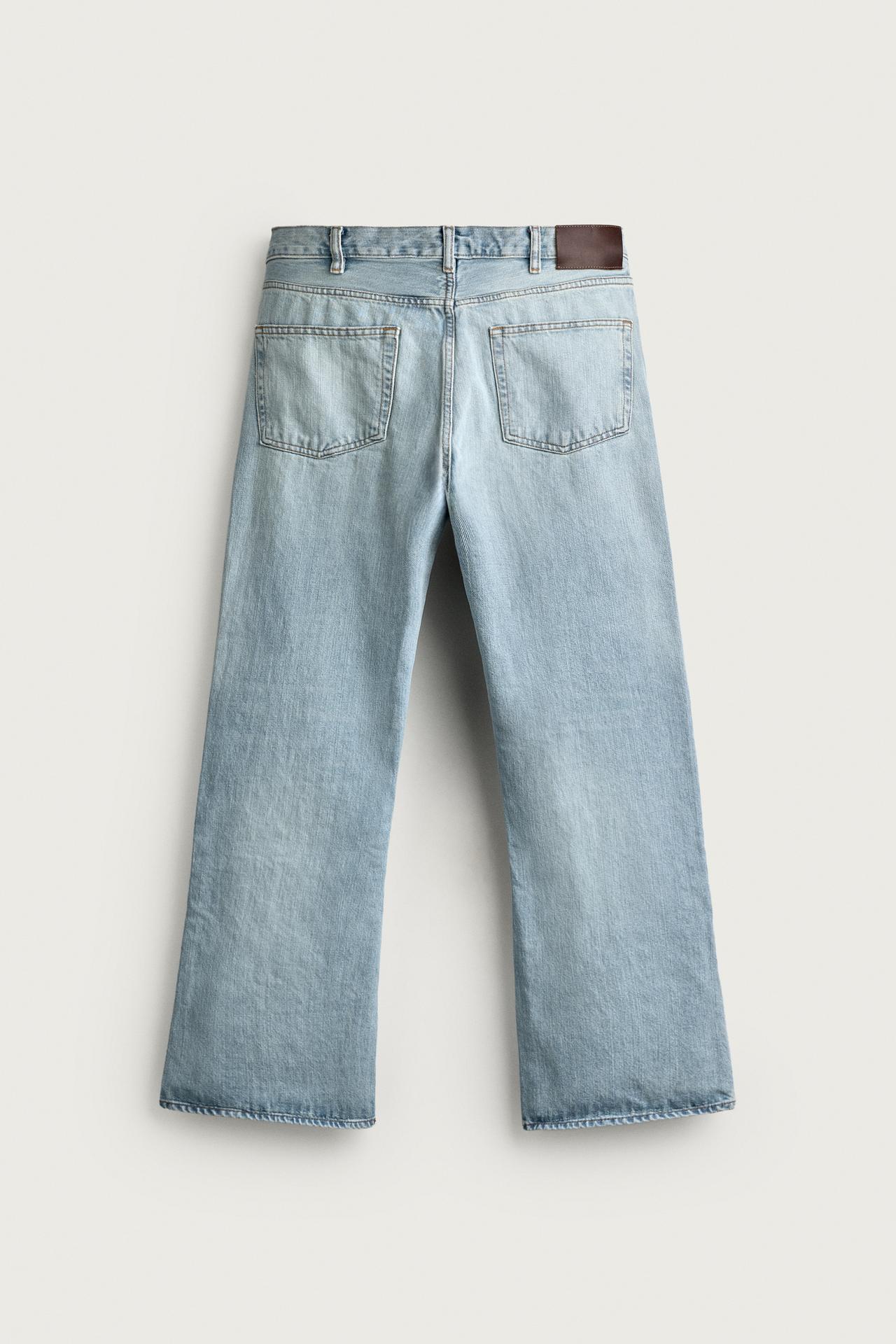 FLARE FIT JEANS — Blue