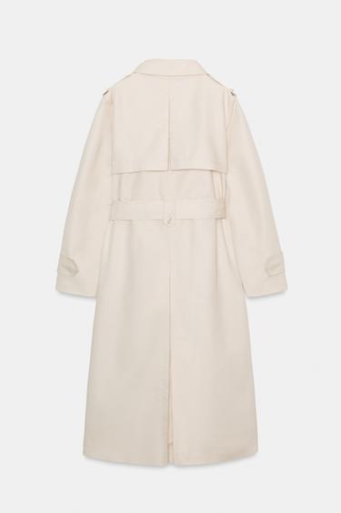 GABARDINA CINTURÓN ZW COLLECTION - Beige claro de Zara