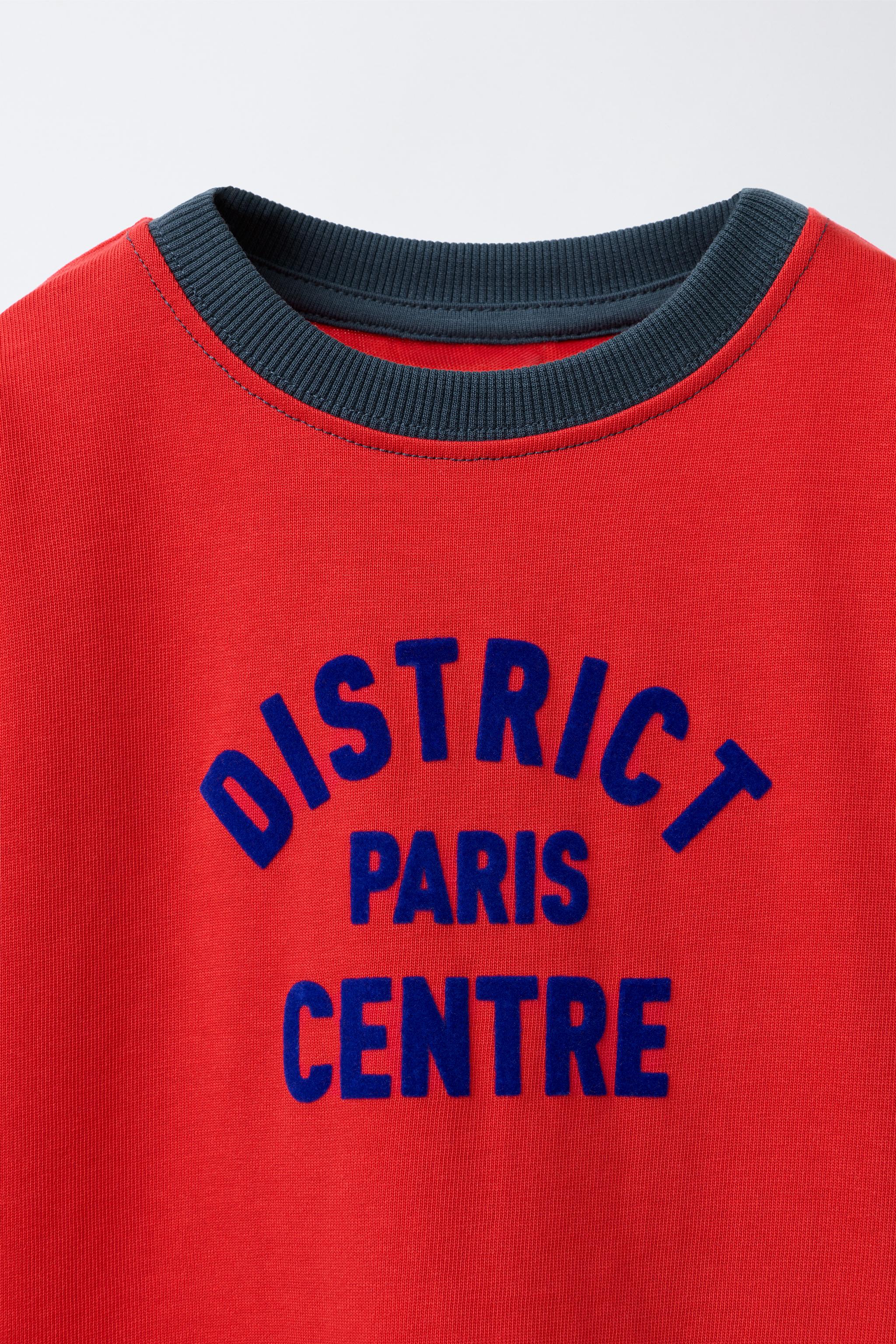 T-SHIRT À INSCRIPTION FLOQUÉE