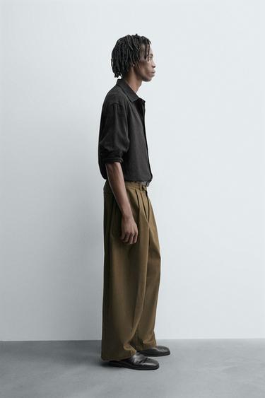 CHEMISE JACQUARD GÉOMÉTRIQUE - Noir de Zara - Image 3