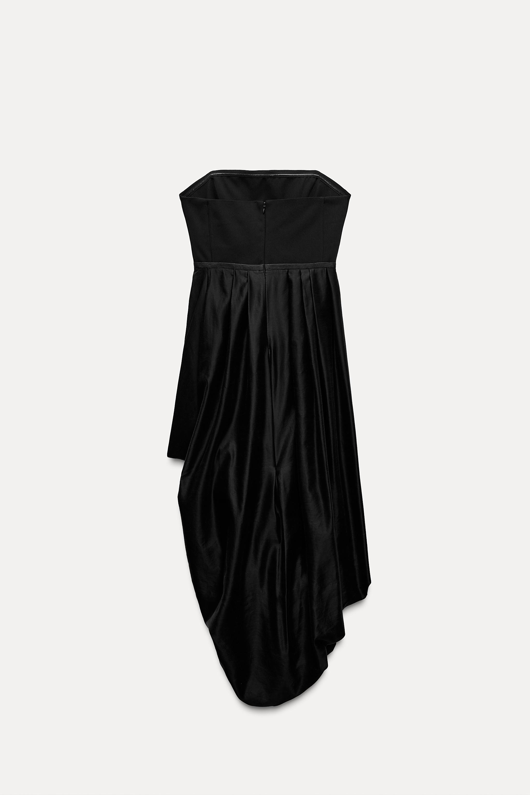 MIXED DRESS ZW COLLECTION - Black | ZARA United States