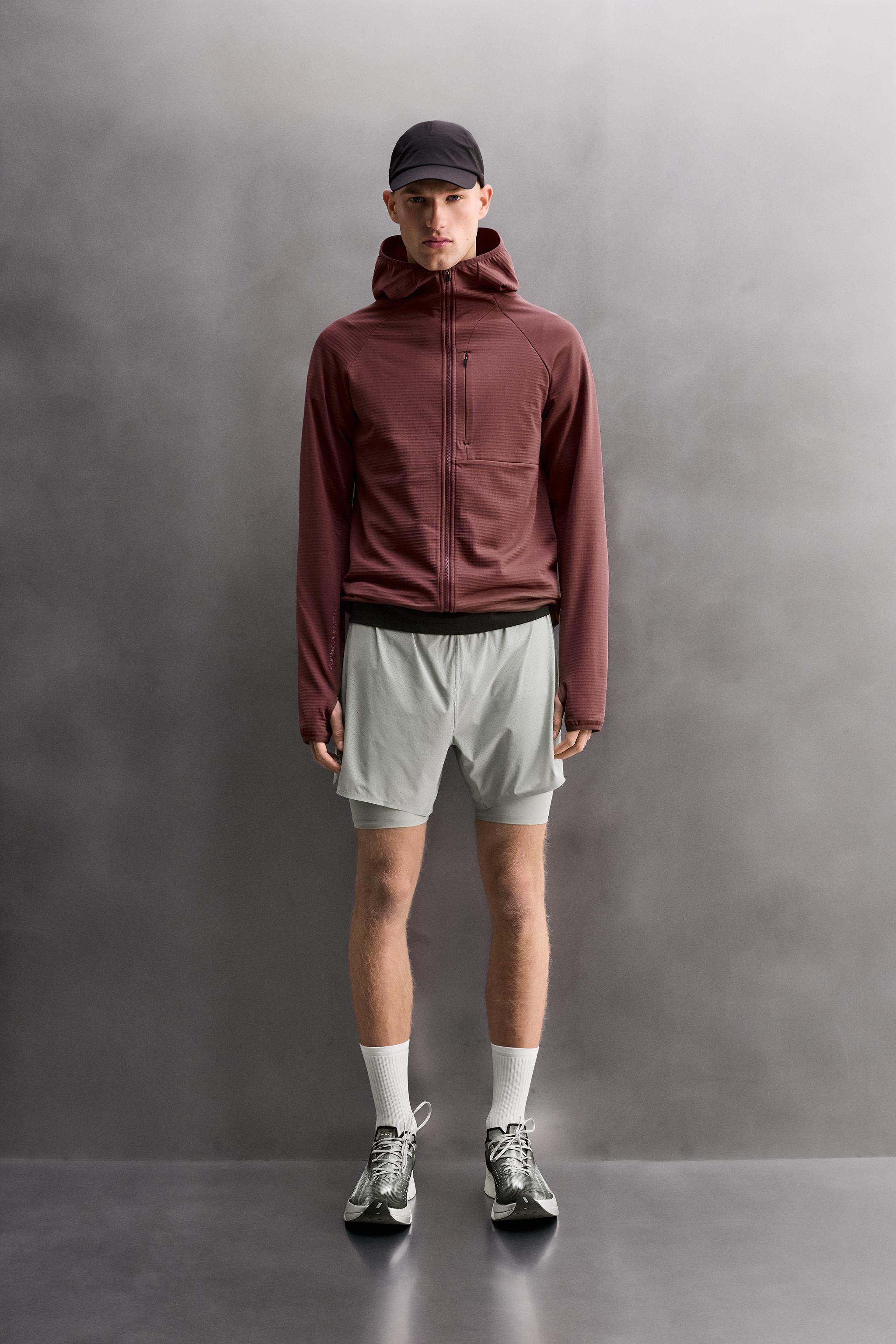 TECHNICAL COMBINED FLEECE hoodie