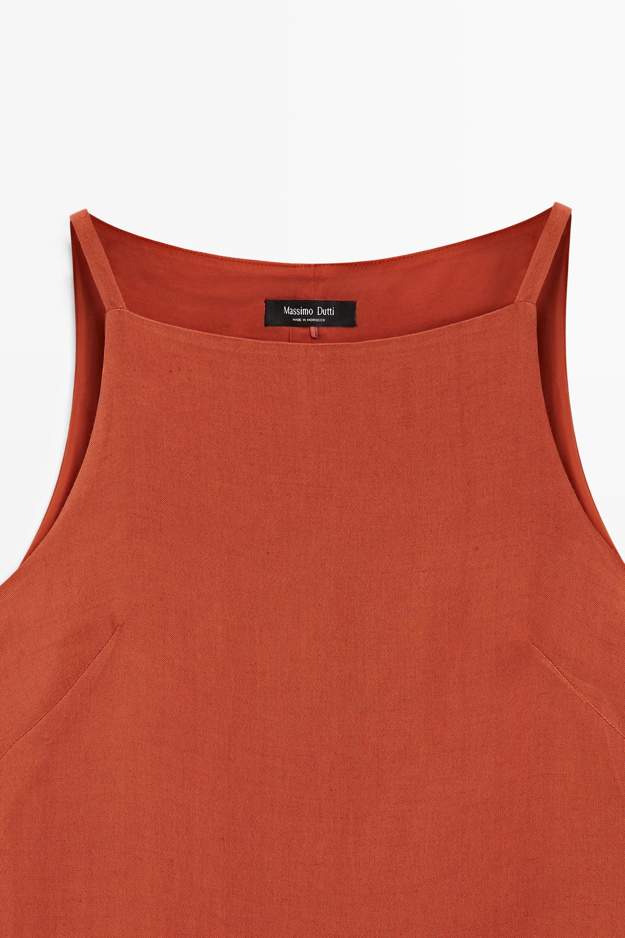 Robe courte à bretelles