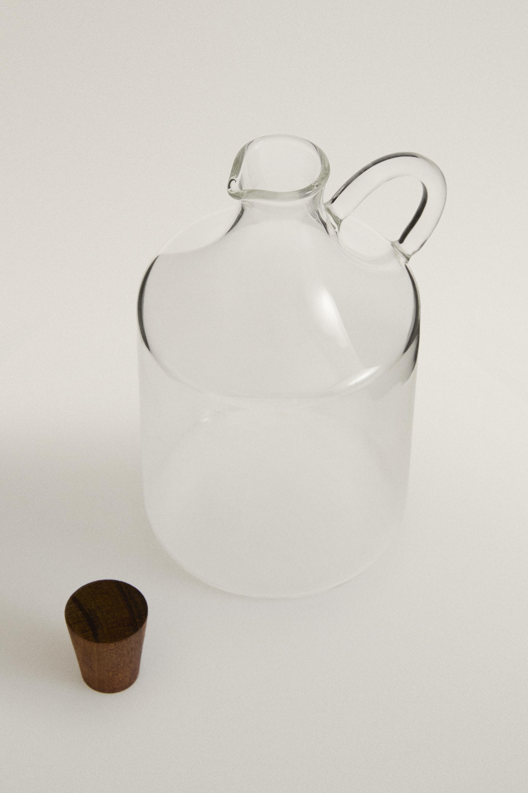 BOROSILICATE GLASS OIL AND VINEGAR CRUET — Transparent