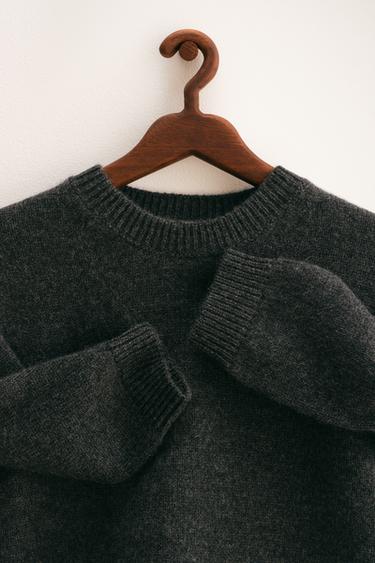 ZARA TIMELESS - PULL EN MAILLE CACHEMIRE - Anthracite foncé de Zara - Image 2