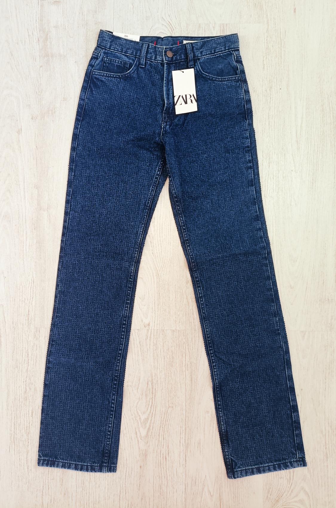 ZW COLLECTION BOOTCUT HIGH-WAIST RHINESTONE JEANS - Image 2