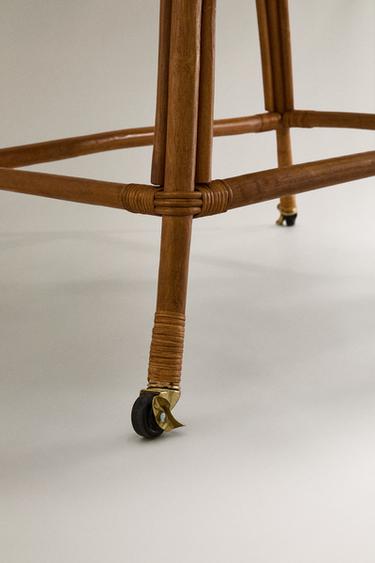RATTAN MINI COT - Light beige by Zara - Image 4