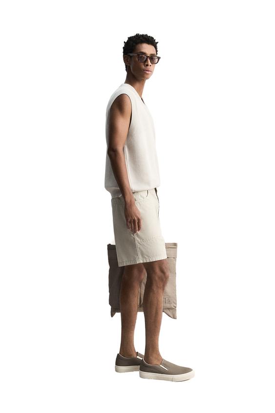 COTTON KNIT VEST