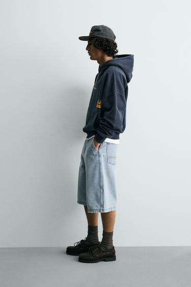 SWEAT À INSCRIPTIONS COMBINÉES FORD © - Bleu marine de Zara - Image 3