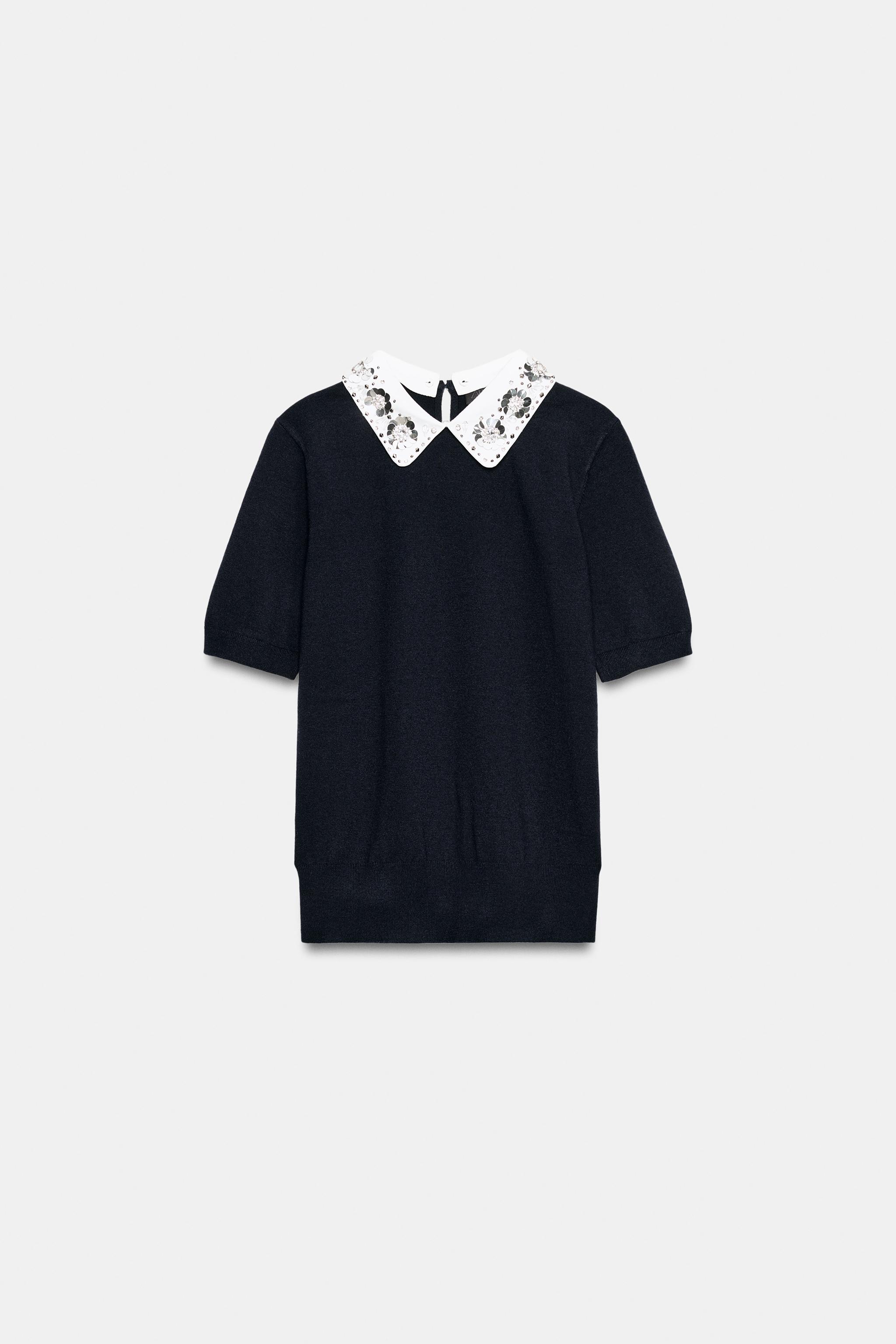 PULL EN MAILLE À FANTAISIE BIJOU