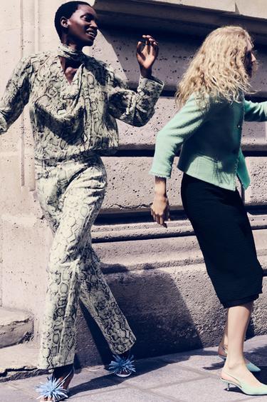 ANIMAL PRINT SHIRT - Snake by Zara