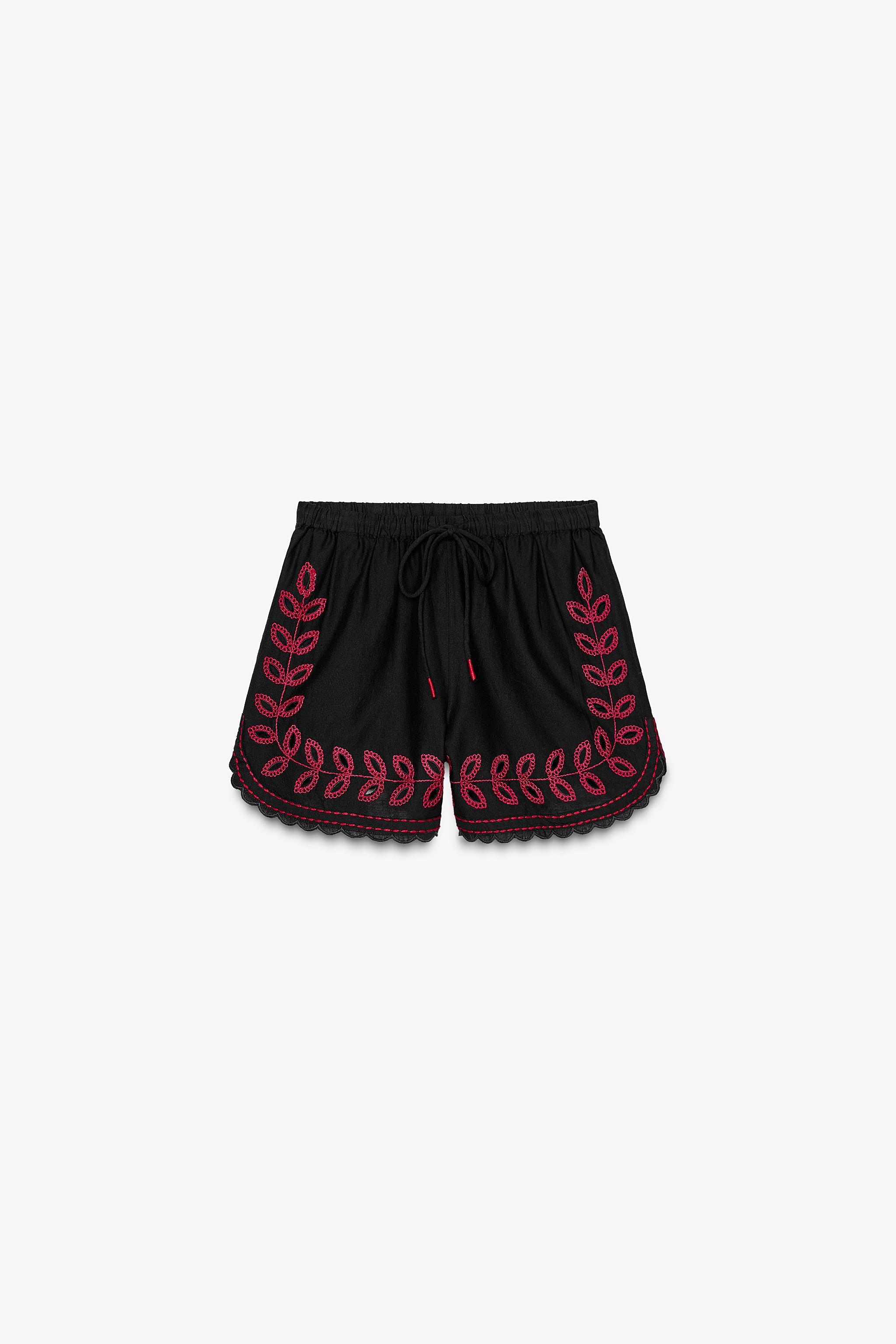 ZW COLLECTION EMBROIDERED SHORTS