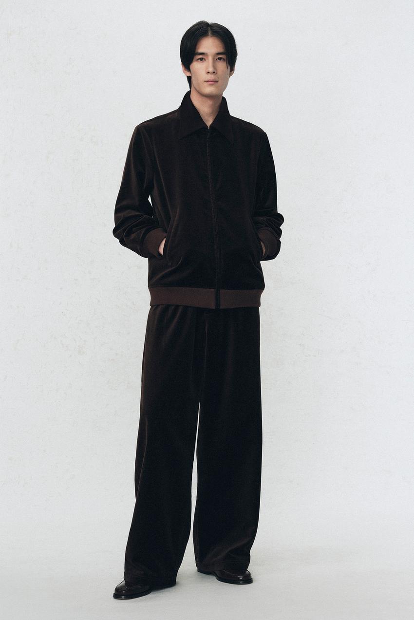 レギュラーフィットベルベットジャケット SOSHIOTSUKI X ZARA 