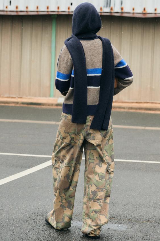 ÉCHARPE CAPUCHE - Bleu marine de Zara - Image 2