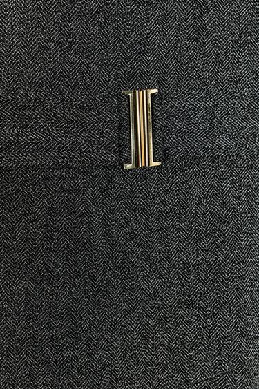 TWILL DRESS WITH BELT - Dark grey by Zara - Image 6