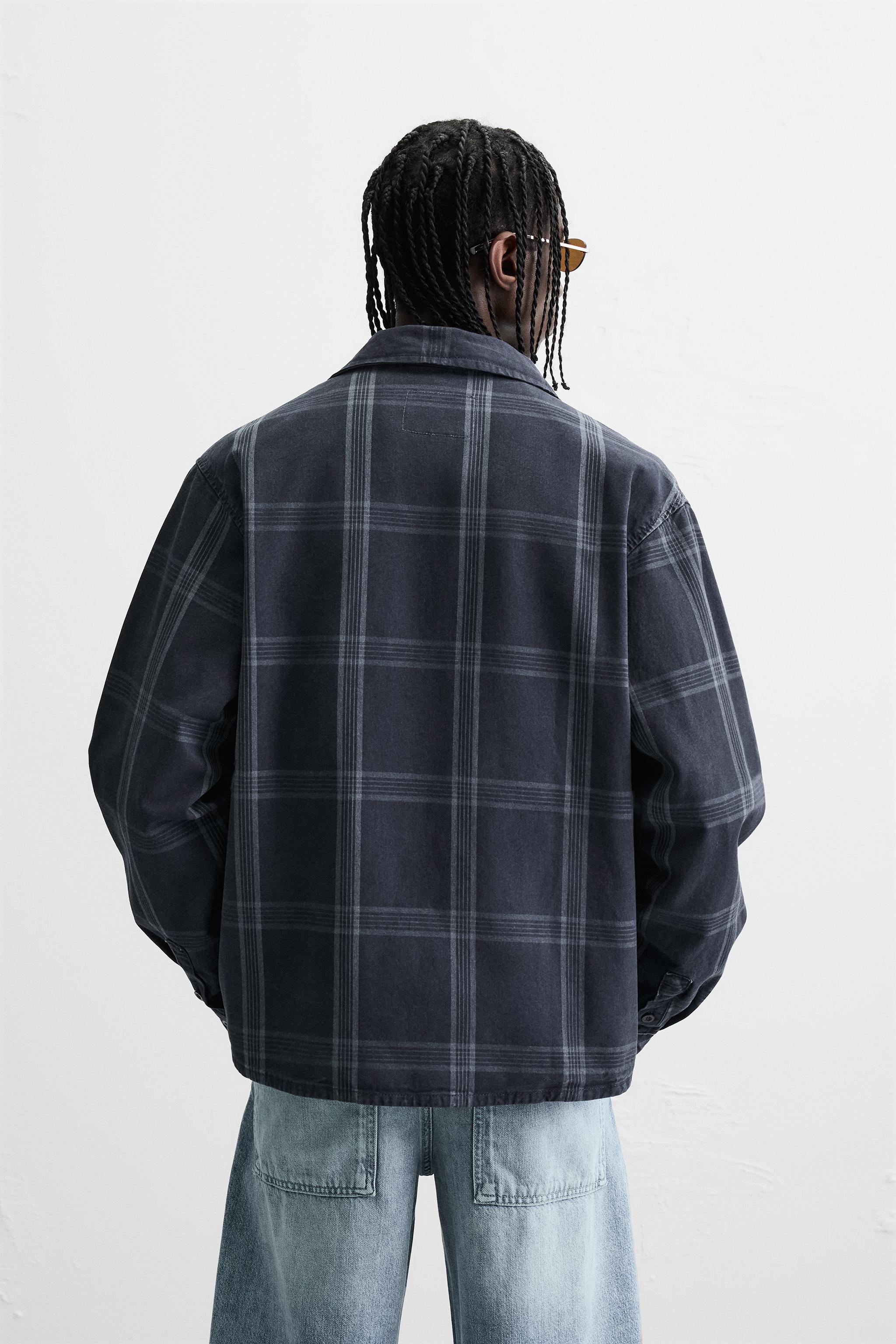 Ernie Palo Washable Wool Check Zip Blouson Grey – Neighbour