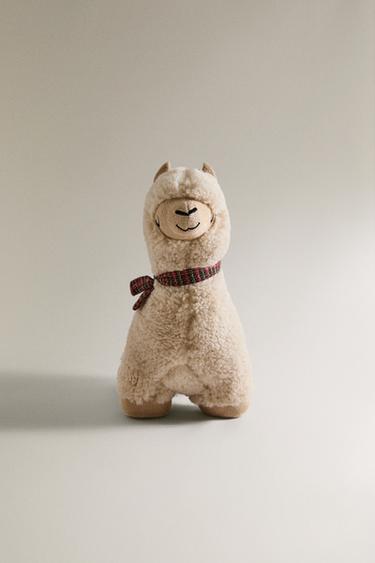 CHRISTMAS LLAMA DOORSTOP - Ecru by Zara