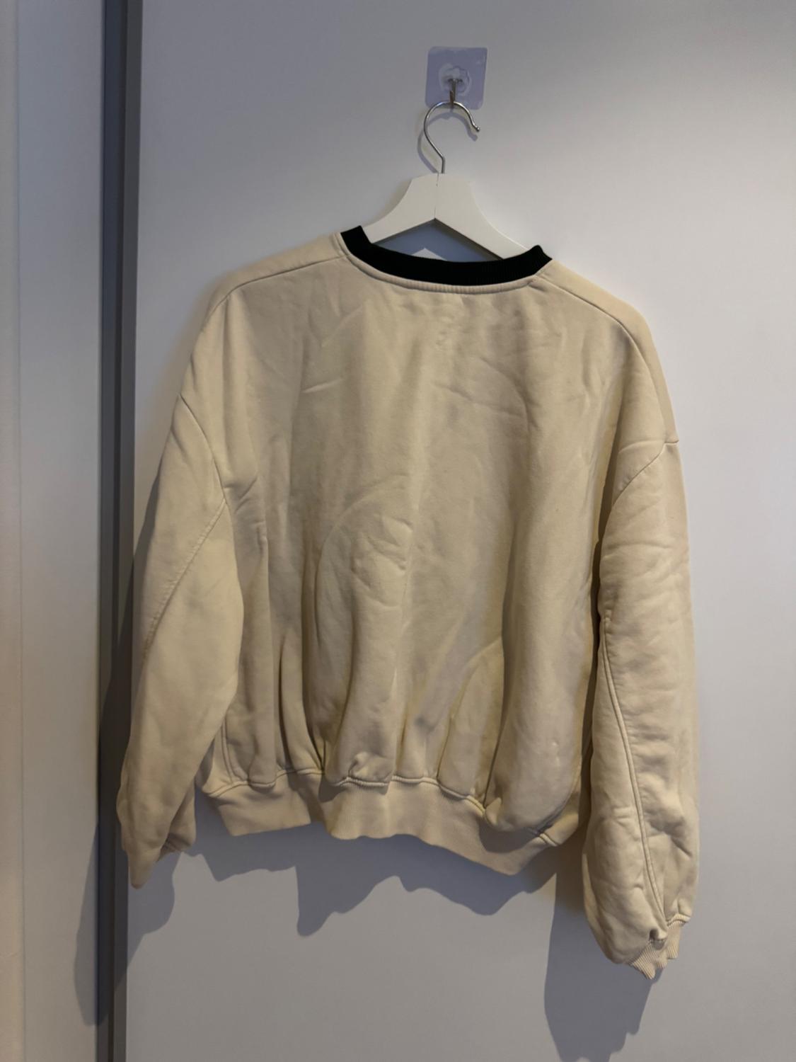 SLOGAN SWEATSHIRT WITH RIBBED NECK - Image 2