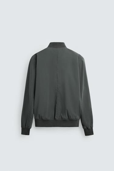 BLOUSON BOMBER LÉGER - Gris anthracite de Zara - Image 6