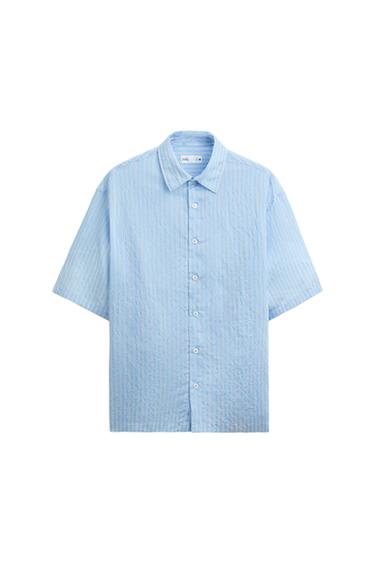 CAMISA RAYAS MEZCLA VISCOSA