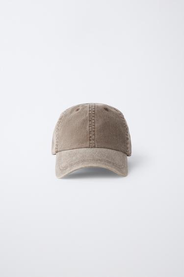GORRA EFECTO LAVADO - Marrón de Zara - Imagen 0