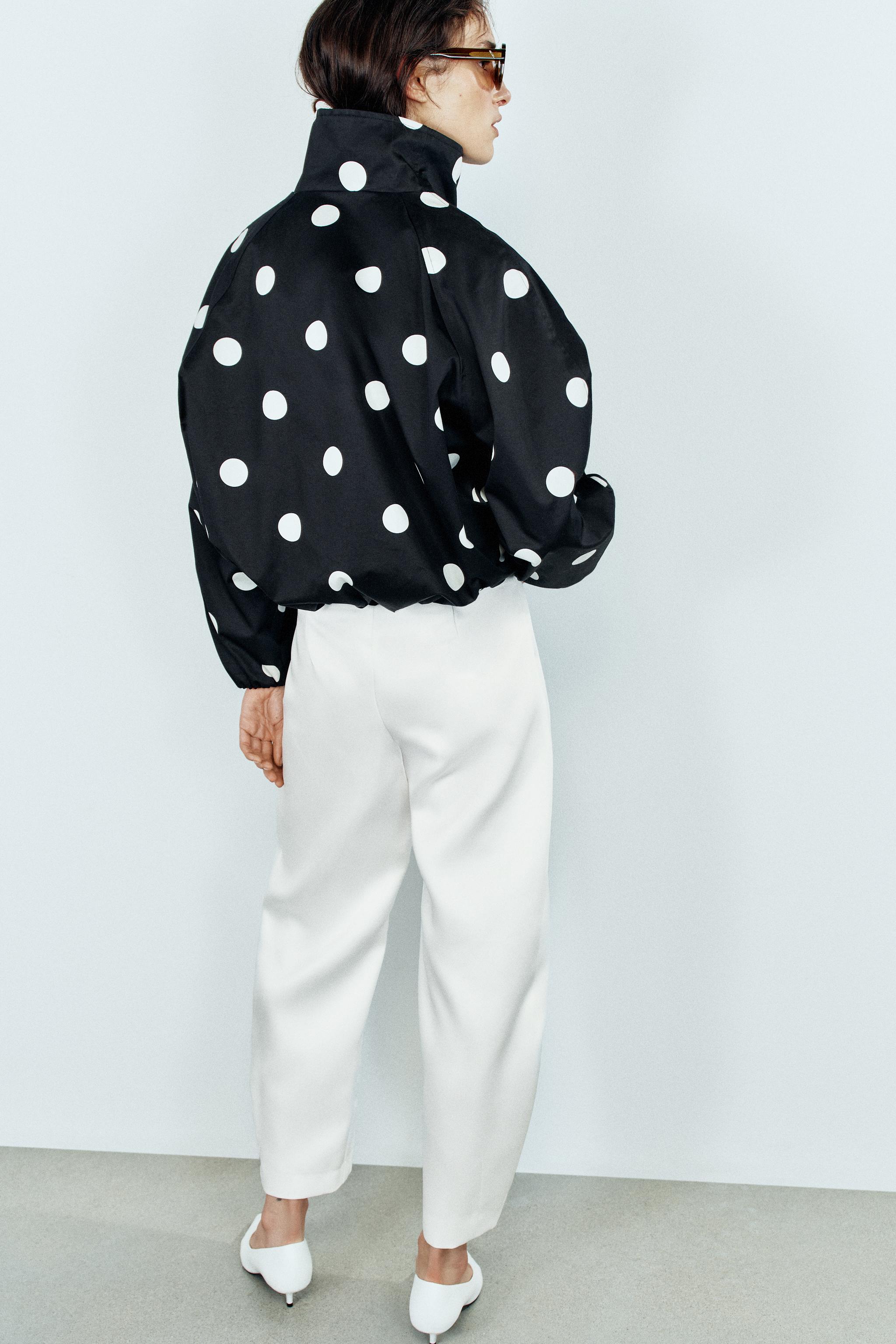POLKA DOT BOMBER JACKET