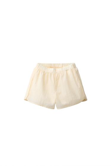 LIGHTWEIGHT TECHNICAL BERMUDA SHORTS - Yellow by Zara