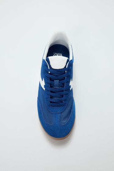 SOFT RUNNING TRAINERS - Blue by Zara