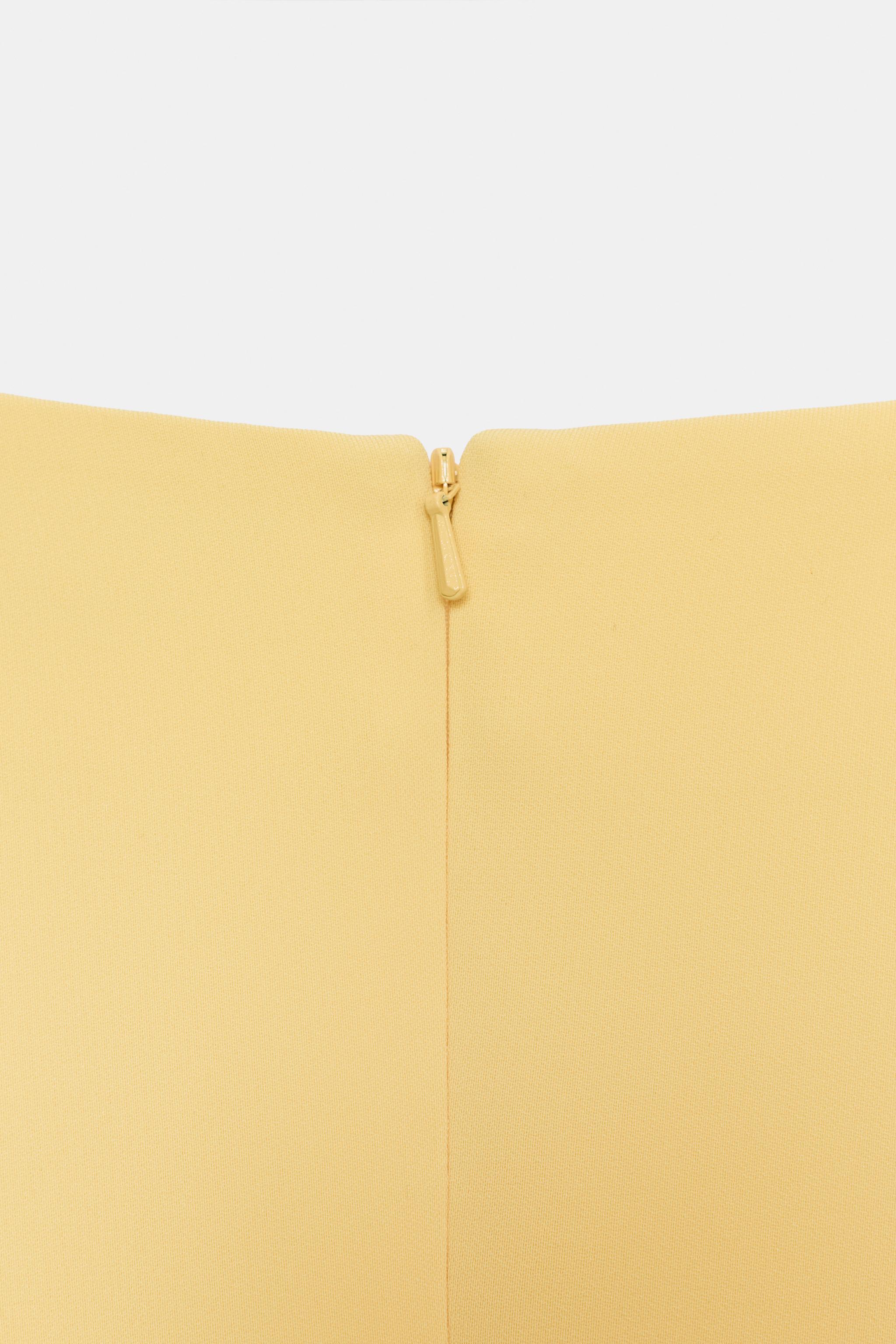 ZWコレクションパフスリーブトップス - イエロー | ZARA Japan / 日本