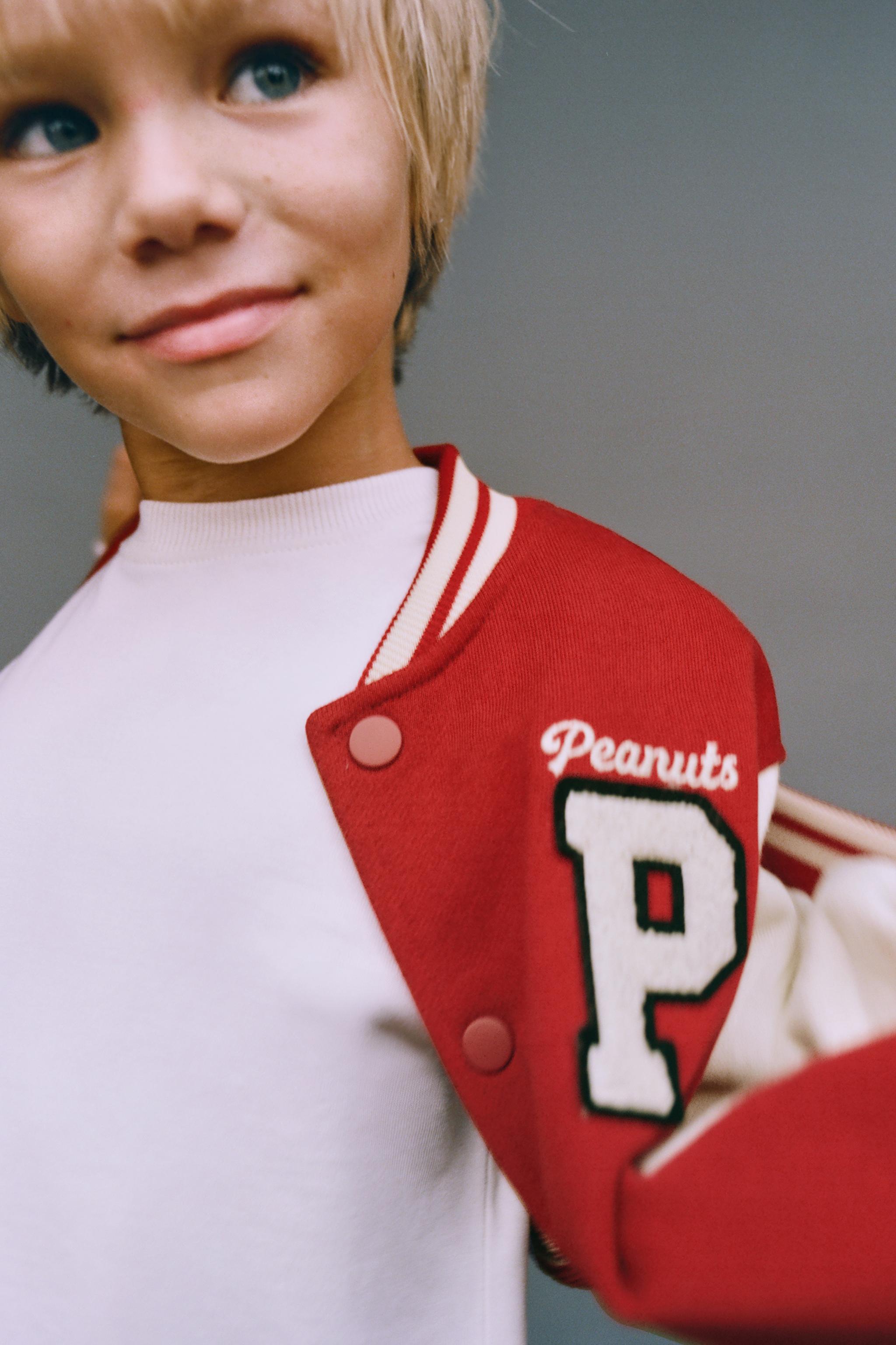 (ZARA)スヌーピースタジャン PEANUTS スヌーピー スタジャン、ZARA