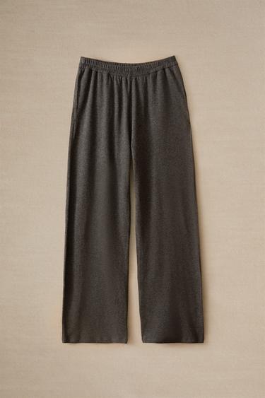 PANTALON DROIT LONG - Gris foncé de Zara - Image 4