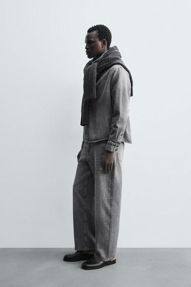 STRAIGHT-LEG JEANS - Grey by Zara - Image 3