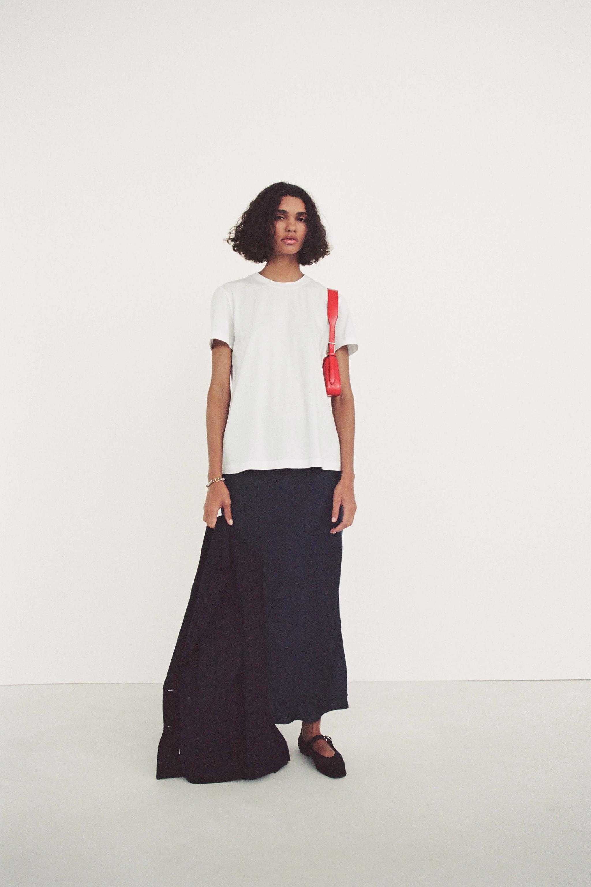 ENZYME FINISH COTTON T-SHIRT - White | ZARA Canada