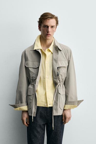 LIGHTWEIGHT TECHNICAL PARKA - Light beige by Zara