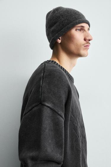 PULL LAVÉ BRODÉ - Noir de Zara - Image 6